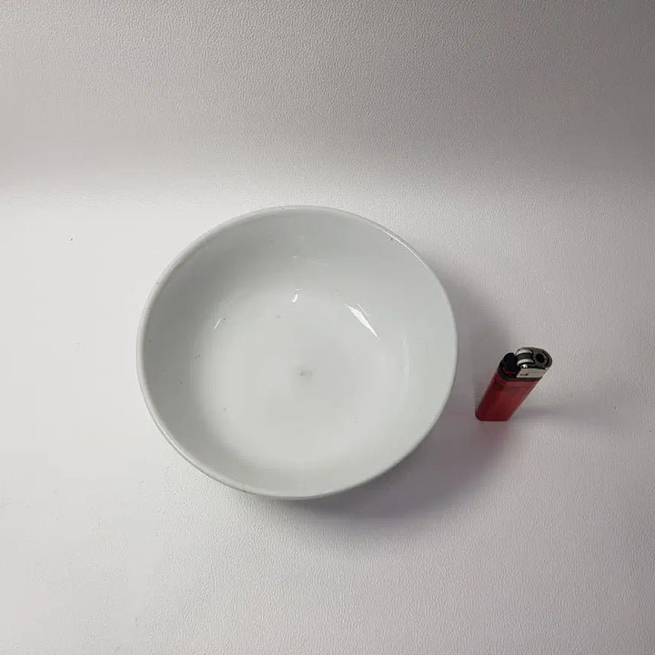 [BUNJANG] Traditional White Porcelain Bowl with Hanja Patterns / 전통 한자 문양 백자 대접