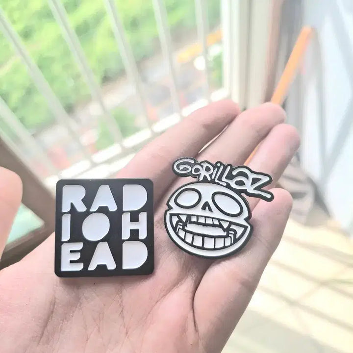 [BUNJANG] Gorillaz "2D Face" Enamel Pin Badge / 고릴라즈 gorillaz 굿즈 뱃지