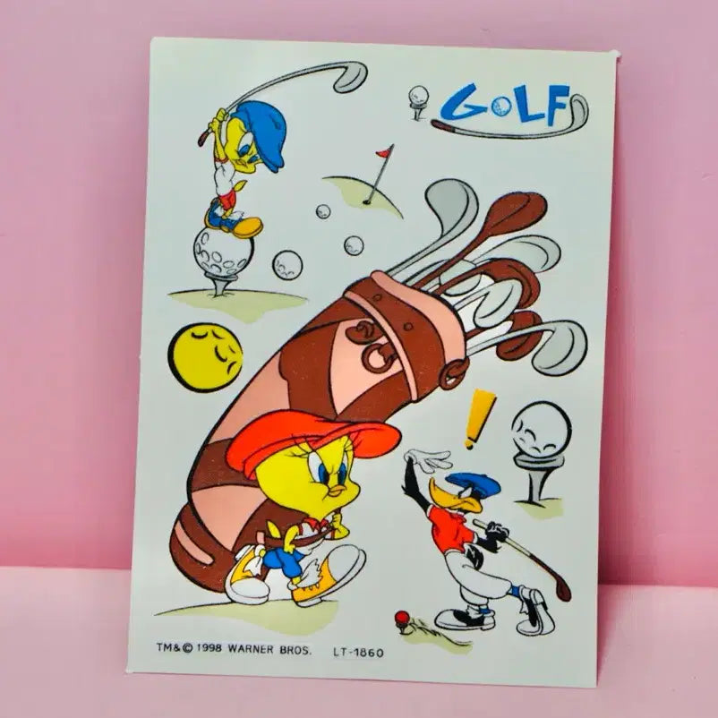 [BUNJANG] Unitech Disney Looney Tunes Tweety Sticker (90s) / [고전문구] 유니테크 디즈니 루니툰 트위티 스티커 90년대