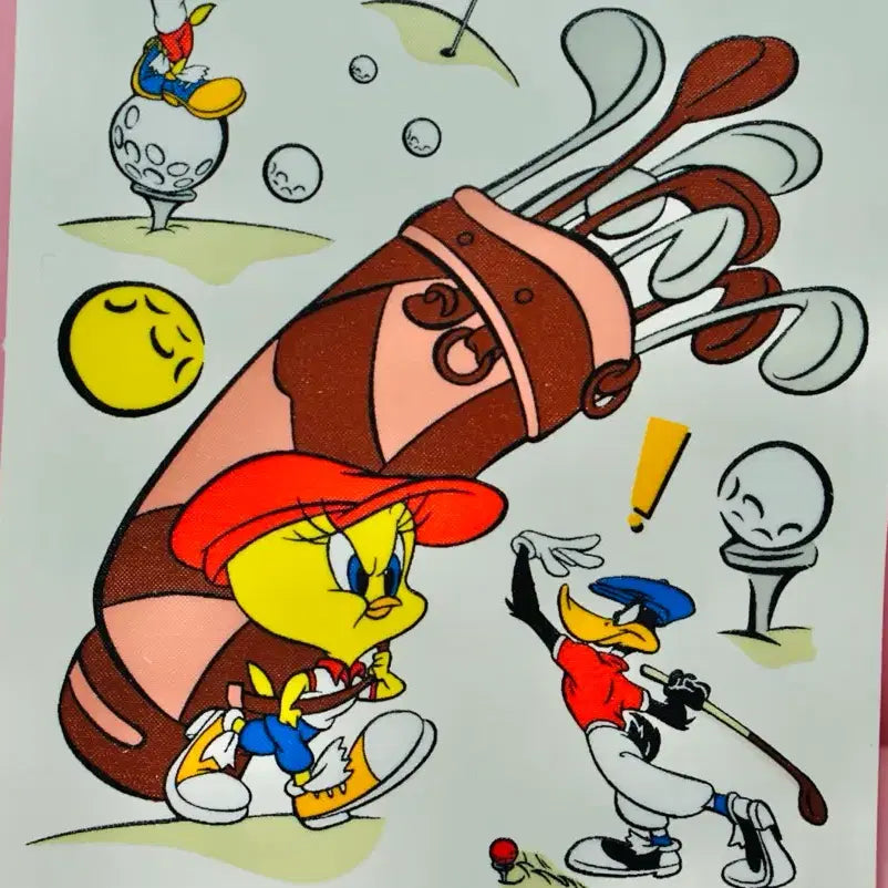 [BUNJANG] Unitech Disney Looney Tunes Tweety Sticker (90s) / [고전문구] 유니테크 디즈니 루니툰 트위티 스티커 90년대