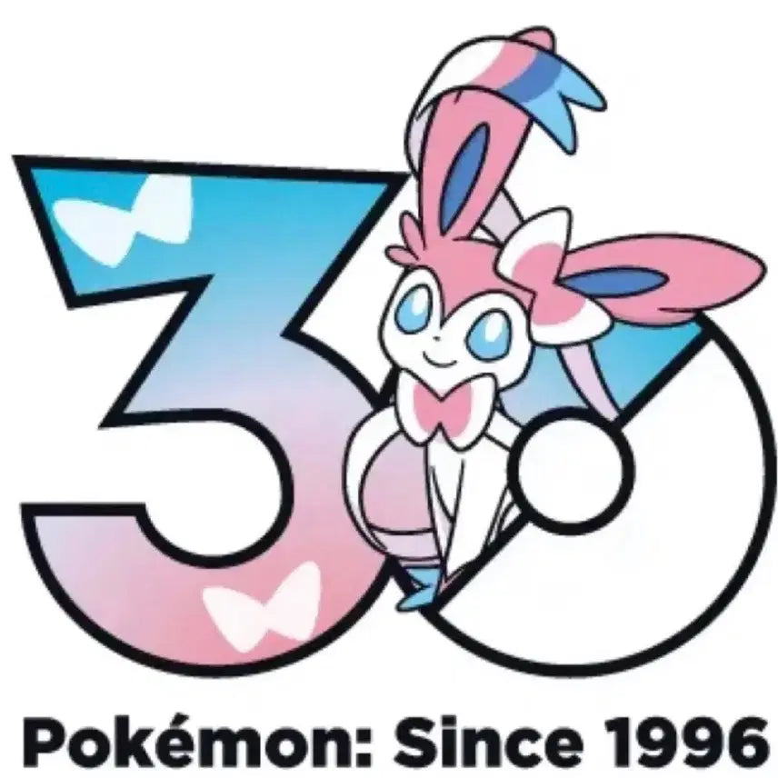 [BUNJANG] Pokemon 30th Anniversary Sylveon Sticker / 포켓몬스터 30주년 님피아 스티커