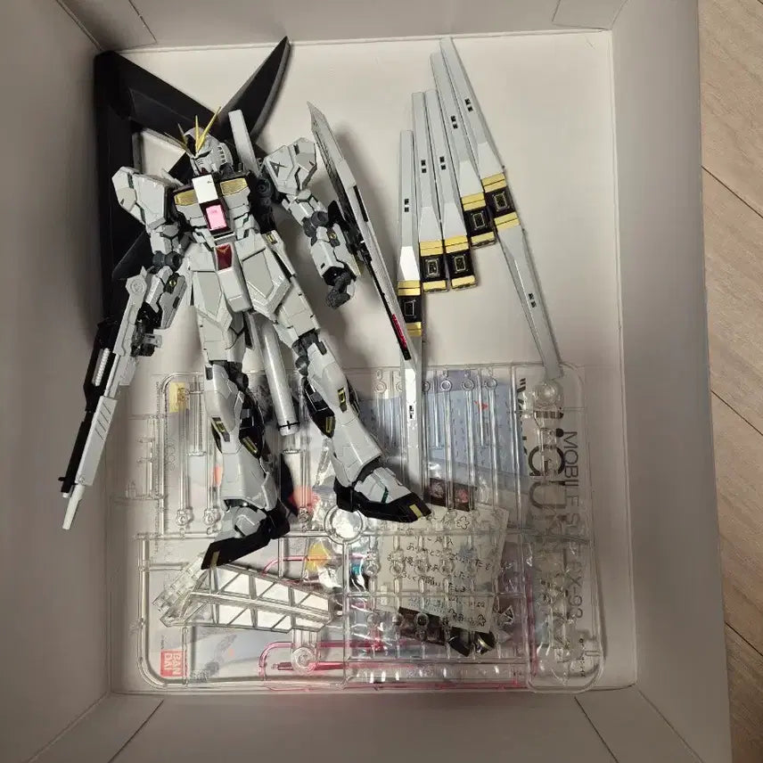 [BUNJANG] Bandai MG RX-93 Nu Gundam Ver.Ka Titanium Finish Model Kit / 반다이 mg 뉴건담 Ver.Ka 티타늄 피니시