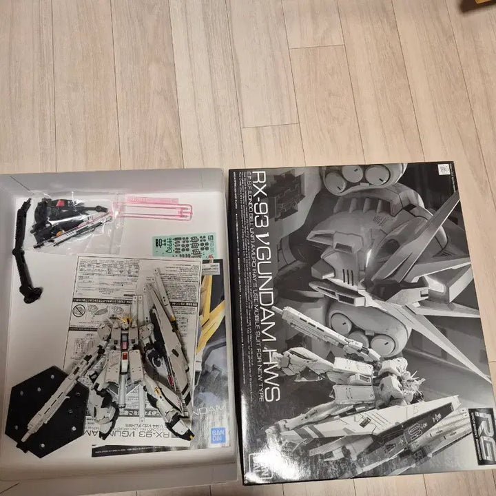 [BUNJANG] Bandai RG Nu Gundam HWS / 반다이 rg 뉴건담 hws
