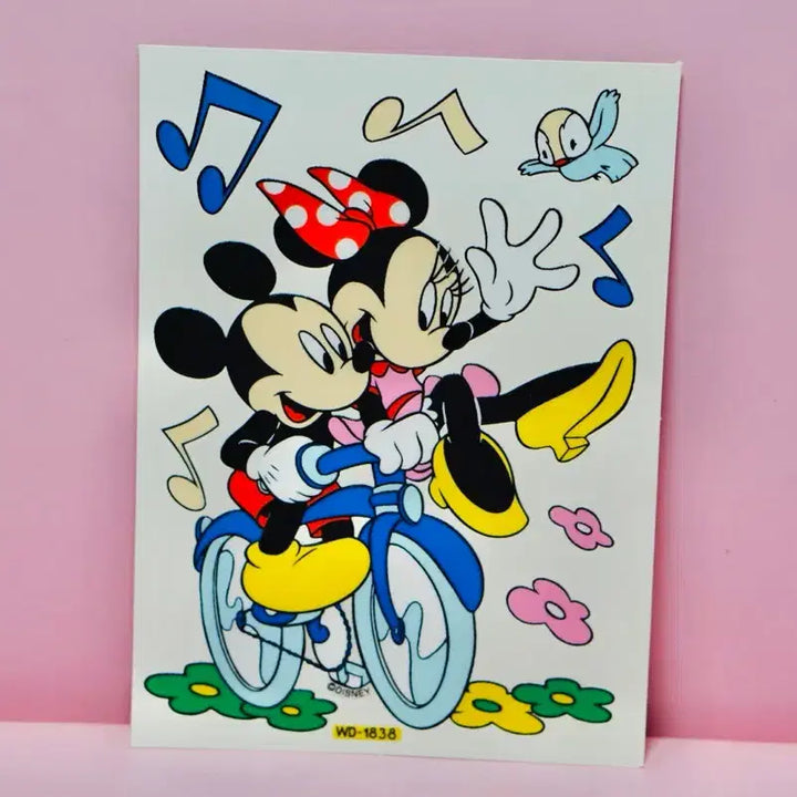 [BUNJANG] Unitech Disney Mini Mouse Stickers 90s / [고전문구] 유니테크 디즈니 미니미우스 스티커 90년대