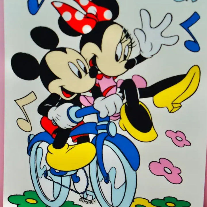 [BUNJANG] Unitech Disney Mini Mouse Stickers 90s / [고전문구] 유니테크 디즈니 미니미우스 스티커 90년대