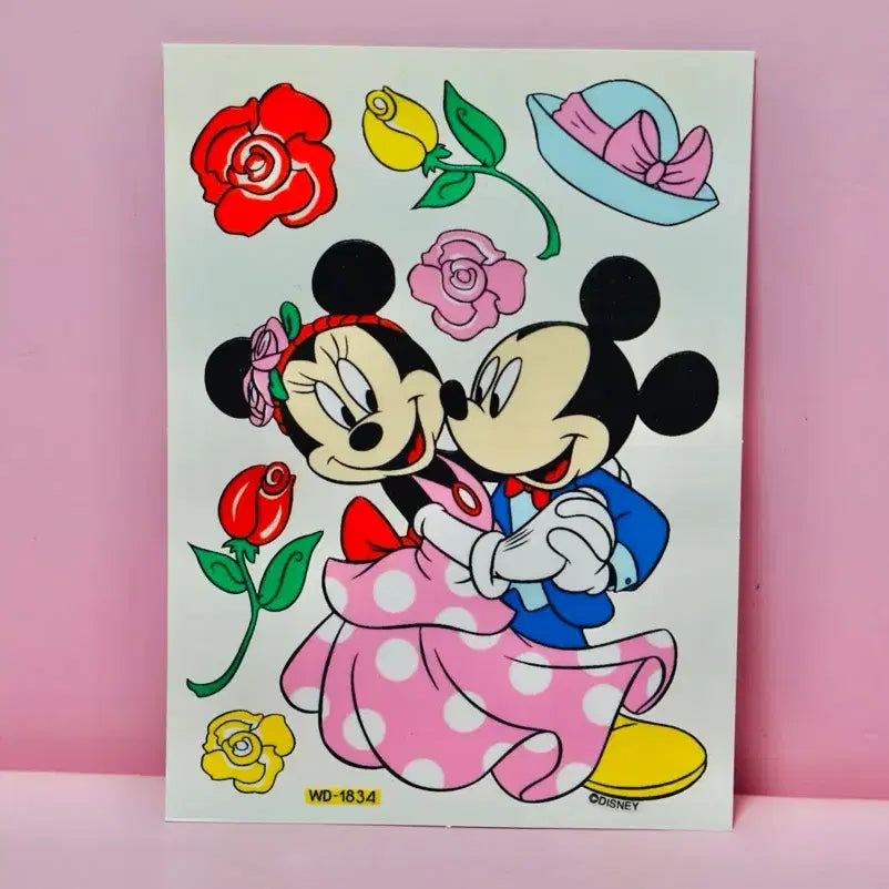 [BUNJANG] Unitech Disney Mickey Mouse Stickers 1990s / [고전문구] 유니테크 디즈니 미키마우스 스티커 90년대