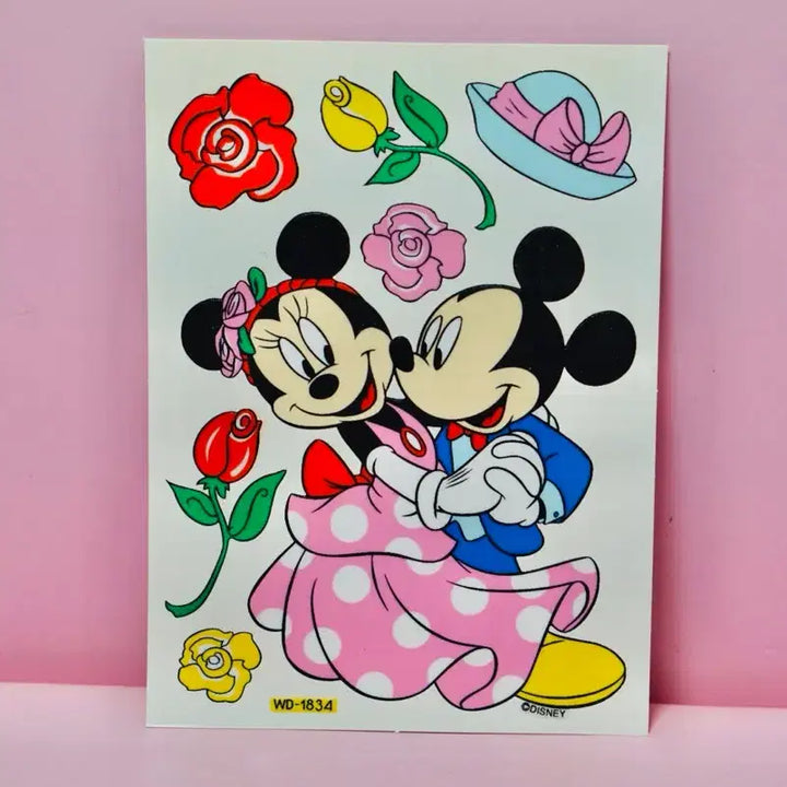 [BUNJANG] Unitech Disney Mickey Mouse Stickers 1990s / [고전문구] 유니테크 디즈니 미키마우스 스티커 90년대