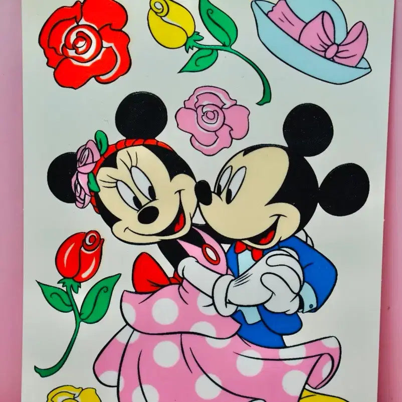 [BUNJANG] Unitech Disney Mickey Mouse Stickers 1990s / [고전문구] 유니테크 디즈니 미키마우스 스티커 90년대
