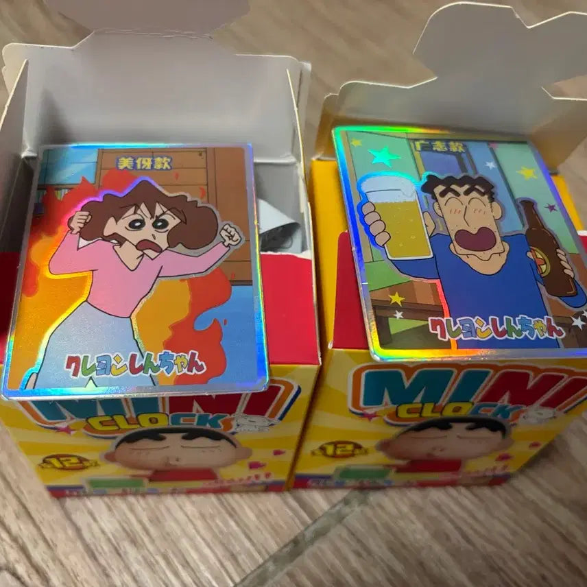 [BUNJANG] Crayon Shin-chan Mini Clock Set (Misae &amp; Hiroshi) / 짱구는못말려 미니 클락 짱구 엄마아빠 봉미선 신형만 세트