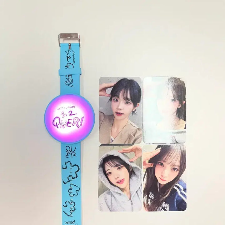 [BUNJANG] Fan Meeting Bracelet + POB Photocard Bundle Set / qwer팬콘 팔찌 + 미공포 포카 1세트