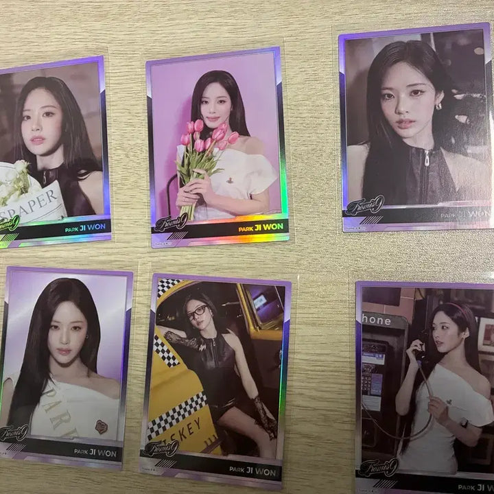 [BUNJANG] fromis_9 Park Ji-won Teréca Rare Holo Card 6-Set / 프로미스나인 프미나 테레카 박지원 레어 홀로 카드 6종 세트