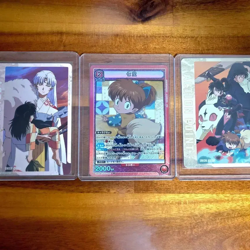 [BUNJANG] Inuyasha Union Arena Card Set (3 Types) / 이누야샤 유니온 아레나 카드 3종 일괄