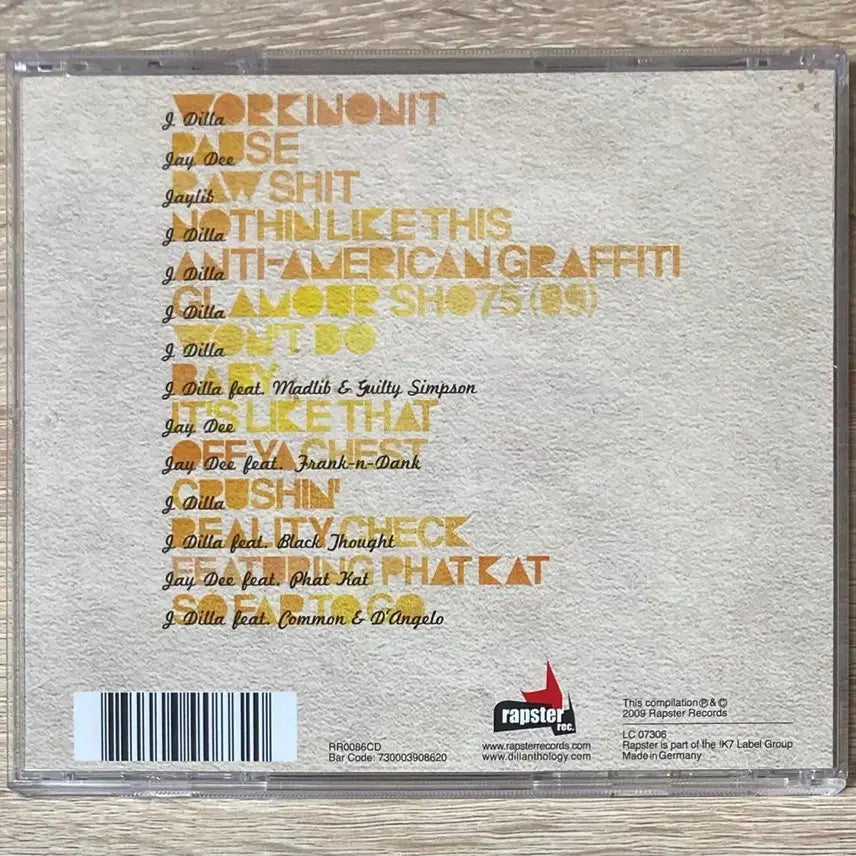 [BUNJANG] J Dilla Dillanthology Vol. 3 CD / J Dilla - Dillanthology, Vol. 3 CD 판매