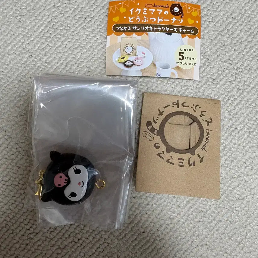 [BUNJANG] Sanrio Ikumi Mama Animal Donut Charm Kuromi / 산리오 이쿠미마마 동물 도넛 참 쿠로미