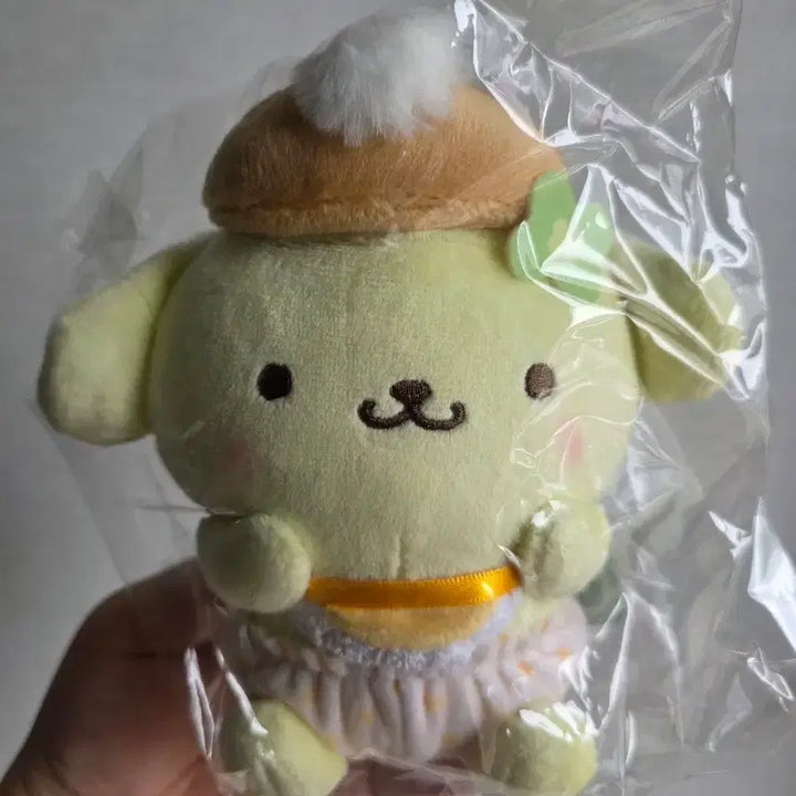 [BUNJANG] Aveil Pochama Clover Pompompurin Plush Charm / 아베일 클로버 폼폼푸린 인형키링