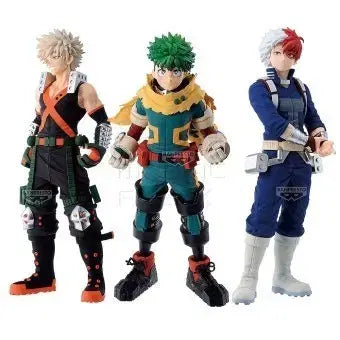 [BUNJANG] Banpresto My Hero Academia Midoriya, Bakugo, Todoroki, Uraraka Figures Bundle Set / 미개봉))반프레스토 미도리야,바쿠고,토도로키 글앤글 우라라카 피규어 일괄