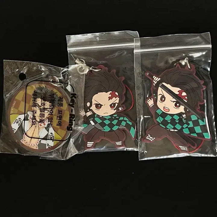 [BUNJANG] Demon Slayer Tanjiro Rubber Strap Bundle Set / 귀멸의 칼날 탄지로 러버스트랩 일괄