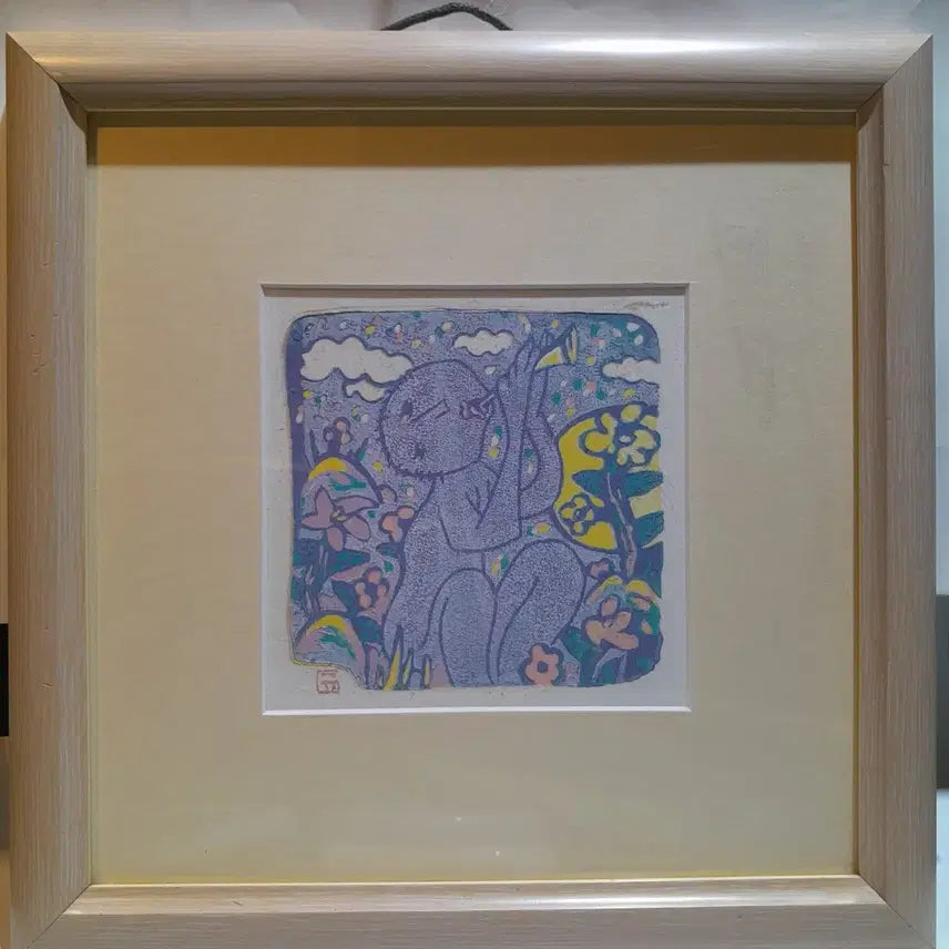 [BUNJANG] Woodblock Print Framed Art / 판화 그림 액자