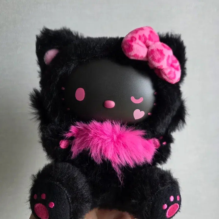 [BUNJANG] Sanrio Hello Kitty Plush Keychain / 산리오 블랙 키티 야옹이 키티 인형 키링