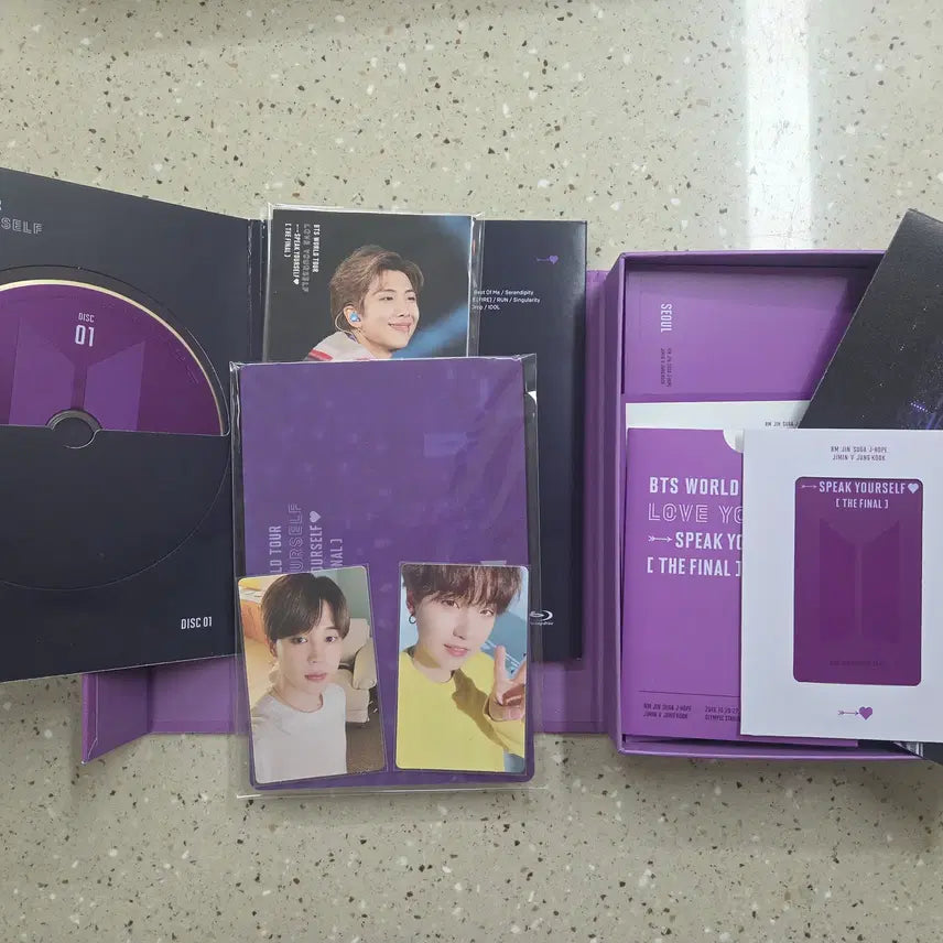[BUNJANG] BTS Speak Yourself Concert Digital Code, Blu-ray CD, Jimin, Suga Bundle Set / 일괄)방탄소년단 스픽콘 디지털코드,블루레이CD, (지민,슈가) 풀셋 판매