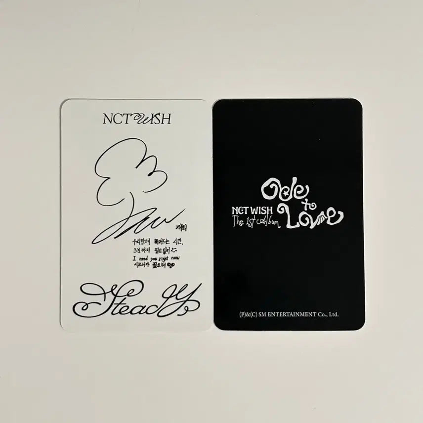 [BUNJANG] NCT WISH Jaehee Odd to Love First Press Limited Photocard Bundle Set / 엔시티위시 재희 스테디 오드투러브 초회한정 포카 일괄 양도