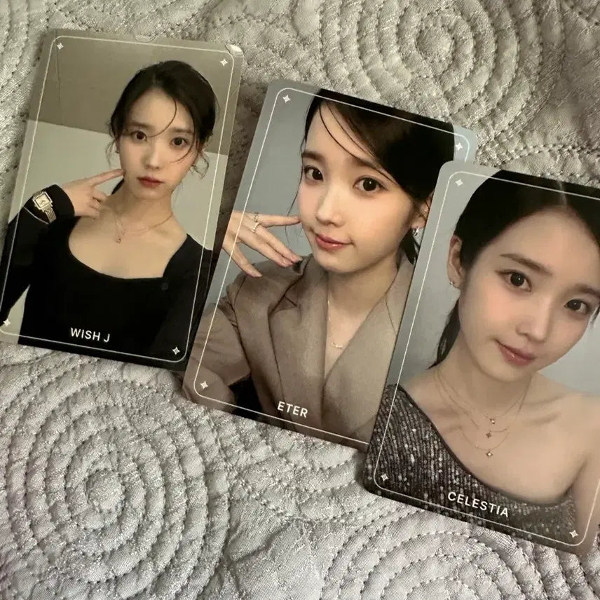 [BUNJANG] IU J.ESTINA Photocard Set (3 Types) / 아이유 제이에스티나 포토카드