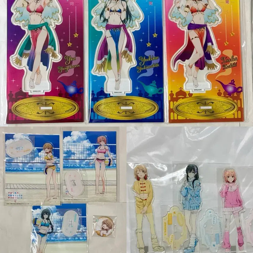 [BUNJANG] Yahari Ore no Seishun Love Comedy wa Machigatteiru. Acrylic Stand Set (Arabian Night, Beach Volleyball, Kawaii Fashion) / 9개)내청코 아라비안나이트/비치발리볼/카와이패션 아크릴스탠드