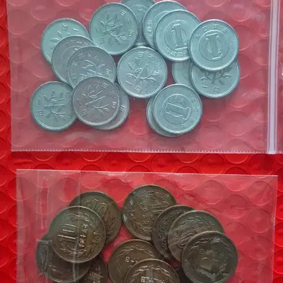 [BUNJANG] Japanese 10 Yen &amp; 1 Yen Coin Bundle / 일본 10엔. 1엔 일괄판매