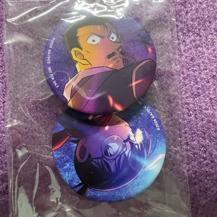 [BUNJANG] Detective Conan The Darkest Nightmare Special Can Badge Set / 코난 척안의잔상 특전 캔뱃지 세트