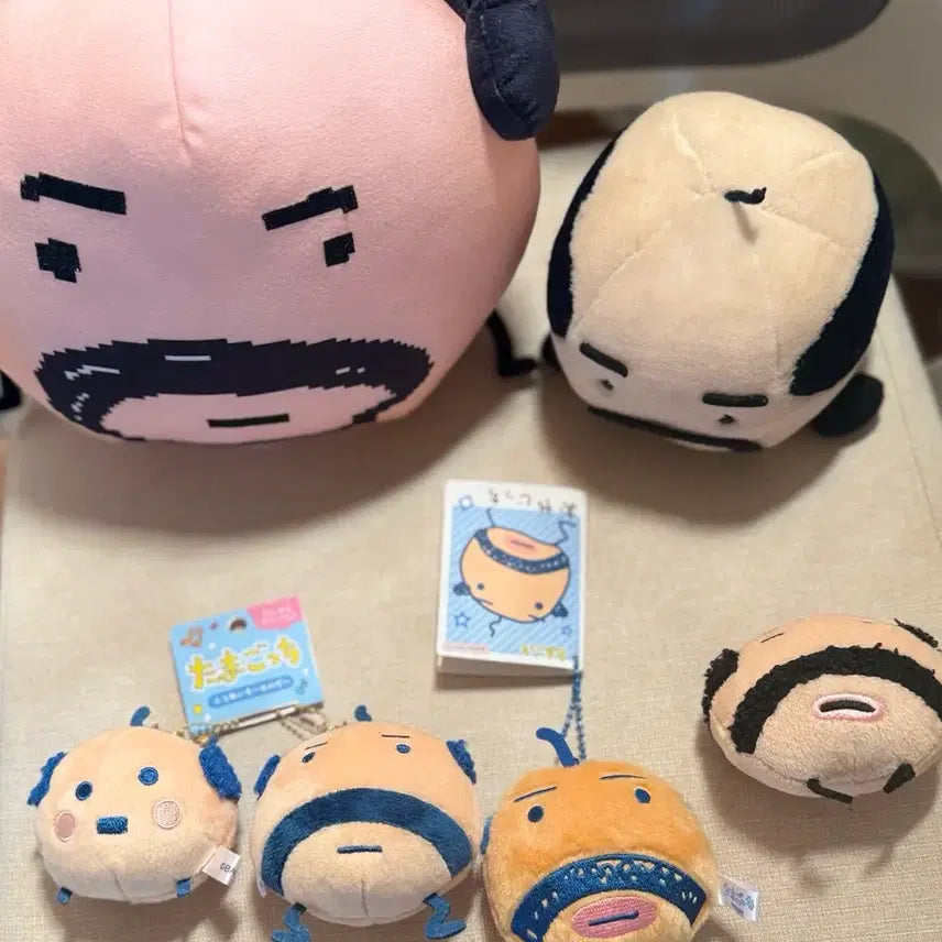 [BUNJANG] Tamagotchi Oyajitchi Doll &amp; Keychain Set / (마지막할인가)다마고치 오야지치 인형, 키링세트  (5개 일괄로만 판매)