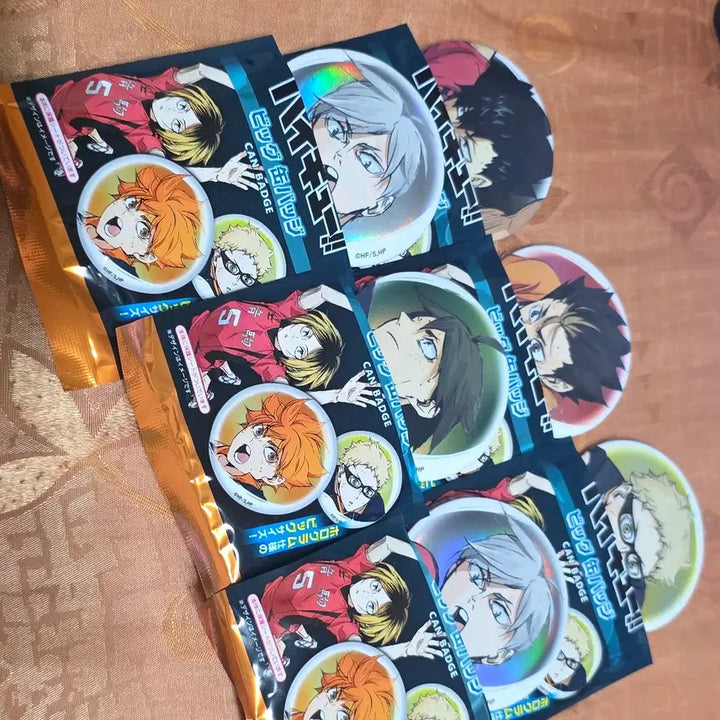 [BUNJANG] Daiso Haikyuu!! Can Badge Bundle Set / 하이큐 다이소 빅 캔뱃지 일괄판매