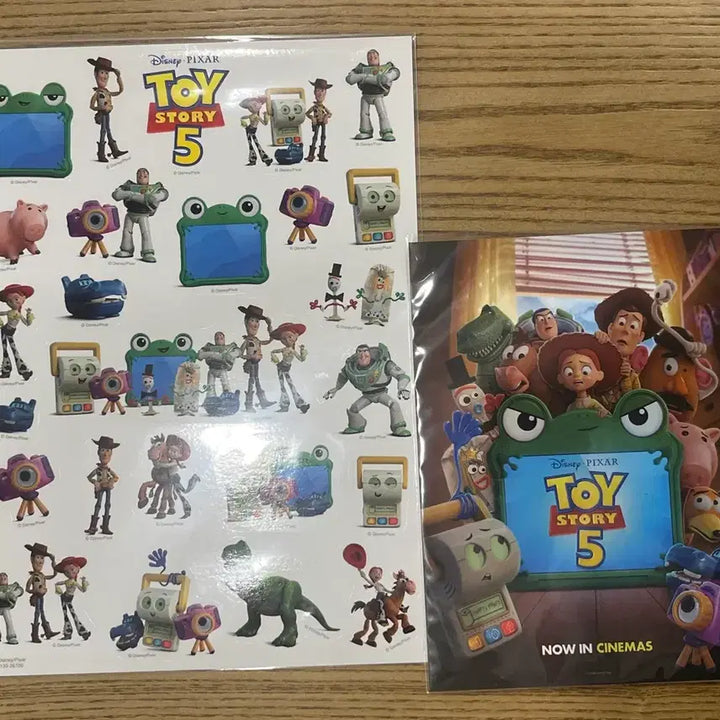 [BUNJANG] Toy Story 5 Art Card + Sticker Bundle Set (Sealed) / 토이스토리5 아트카드+스티커 미개봉 일괄 판매
