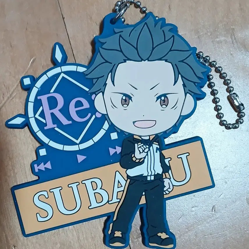 [BUNJANG] Re:Zero Natsuki Subaru Rubber Keychain / 리제로 나츠키 스바루 고무 키링
