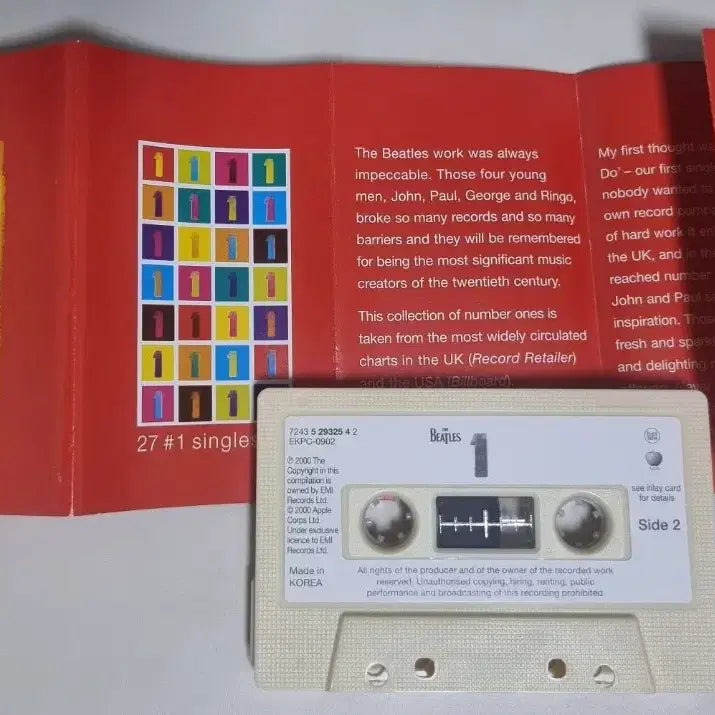 [BUNJANG] The Beatles ONE 1 Cassette Tape / 비틀즈 - ONE 1 (카세트테이프)