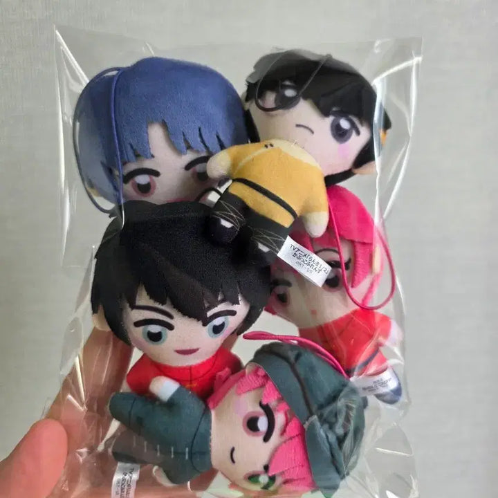 [BUNJANG] Ranma 1/2 Doll Keychain Gacha Set of 5 / 란마 인형키링 가챠 5개세트
