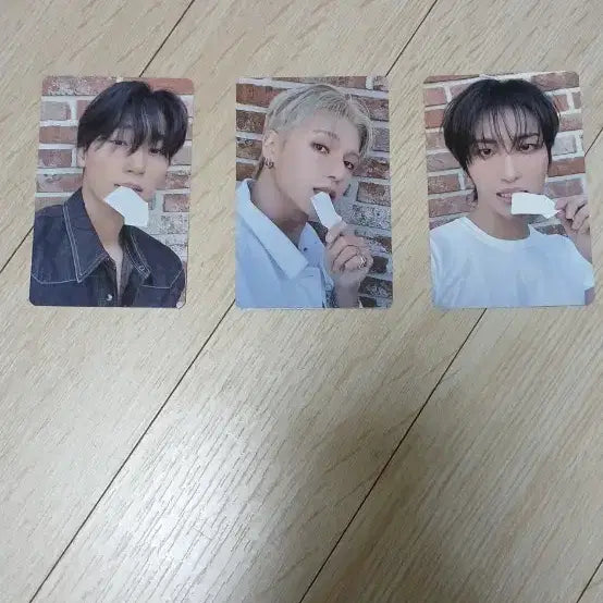 [BUNJANG] ATEEZ San, Seonghwa, Wooyoung Photocard + Unsealed Album Set / 급처) 에이티즈 특전 포카(산 성화 우영) + 개봉 앨범 세트 3개 판매