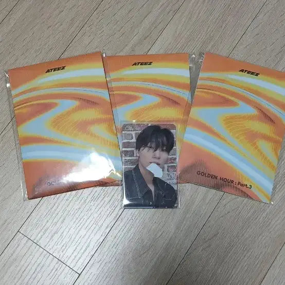 [BUNJANG] ATEEZ San, Seonghwa, Wooyoung Photocard + Unsealed Album Set / 급처) 에이티즈 특전 포카(산 성화 우영) + 개봉 앨범 세트 3개 판매