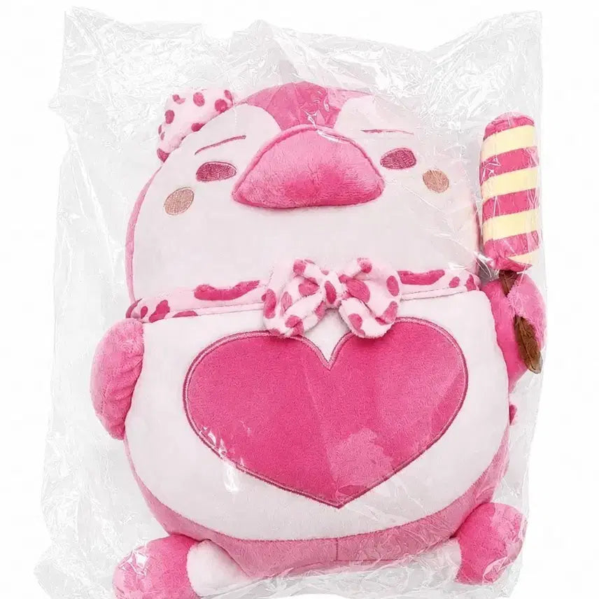 [BUNJANG] 2PM Junho Japan White Day Pink Pengpengi Plush / 이준호 일본 화이트데이 기념 핑크 펭펭이