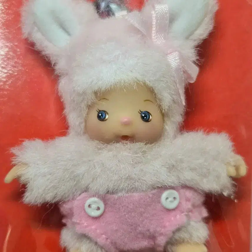 [BUNJANG] Monchhichi Tomodachi Mu Babycchi Mini Keyring (European Version) / 고전 몬치치 토모다치 뮤 베비치치 마스코트 미니키링 유럽판 새상품