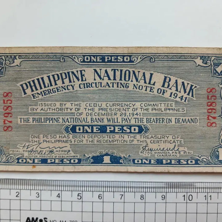 [BUNJANG] 1941 Philippines 1 Peso Banknote / 1941 필리핀 1페소 지폐