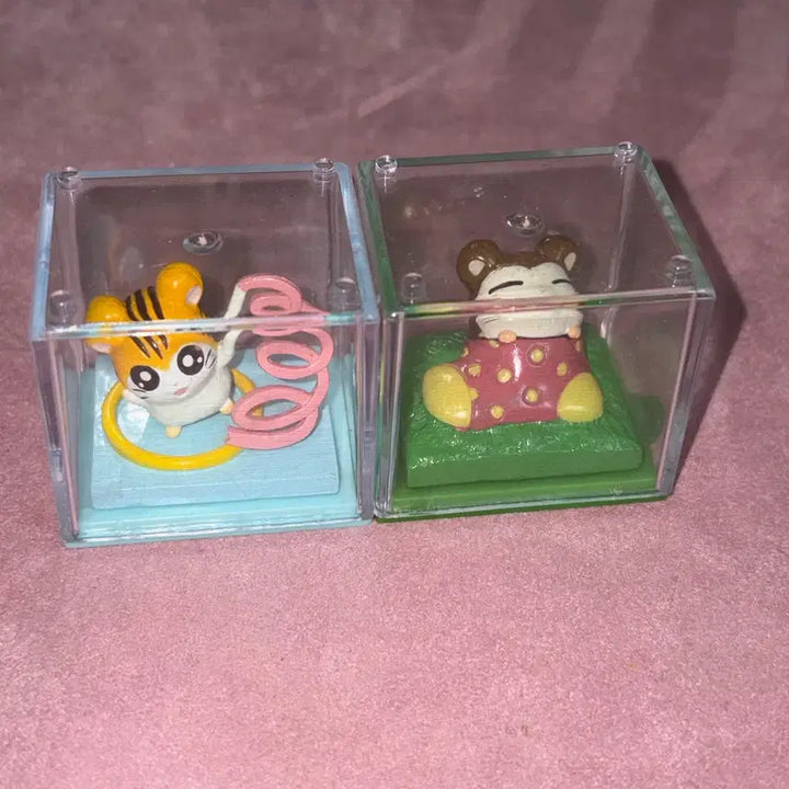 [BUNJANG] Hamtaro Cube Figure Set / 방가방가 햄토리 큐브 피규어 고전 랑순이 쿨쿨이