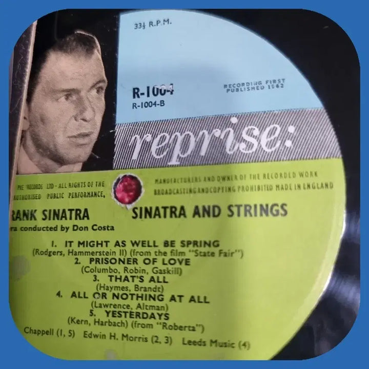 [BUNJANG] Frank Sinatra LP Mint Condition / 프랭크 시나트라 LP NM/M