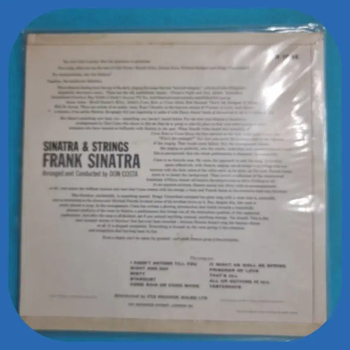 [BUNJANG] Frank Sinatra LP Mint Condition / 프랭크 시나트라 LP NM/M