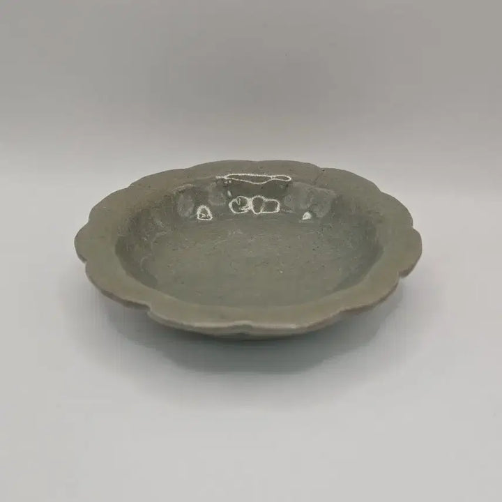 [BUNJANG] Authentic Goryeo Celadon Fluted Dish Antique / 진품 고려청자 화형 접시 골동품
