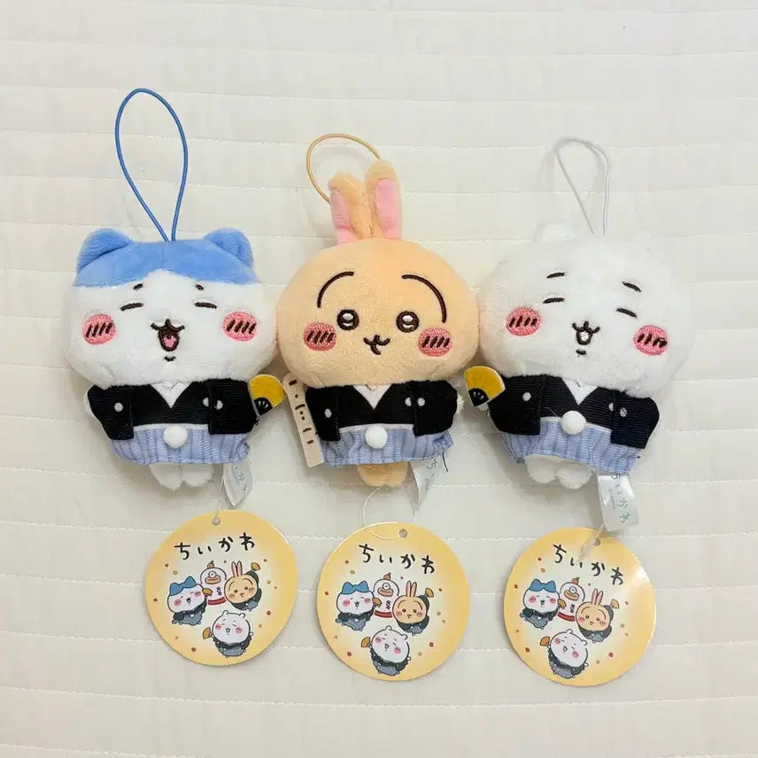 [BUNJANG] Chikawa, Hachware, Usagi Lunar New Year Mascot Bundle Set Plush Keychain / 일괄판매) 먼작귀 설날 마스코트 마코 치이카와 하치와레 우사기 인형 키링