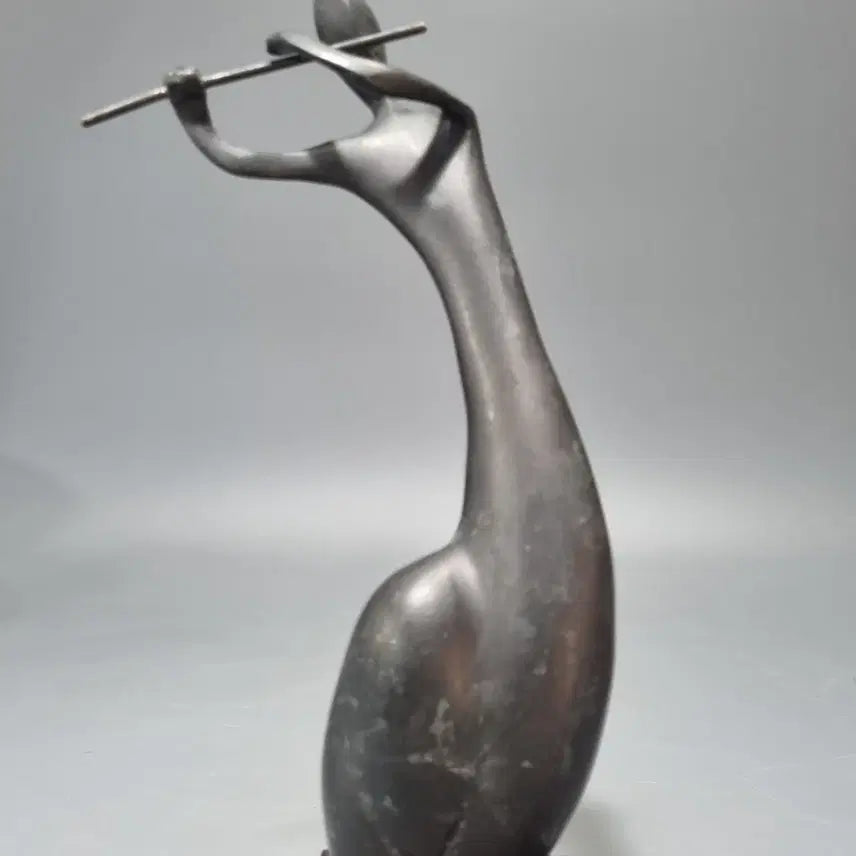 [BUNJANG] Bronze Abstract Musician Sculpture / 브론즈(청동) 재질 악사. 높이 31