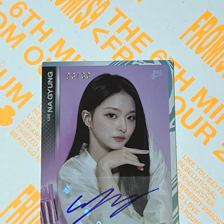 [BUNJANG] fromis_9 Lee Nagyung 33ea Limited Auto Card / 프로미스나인 테레카 이나경 33장 한정 오토카드