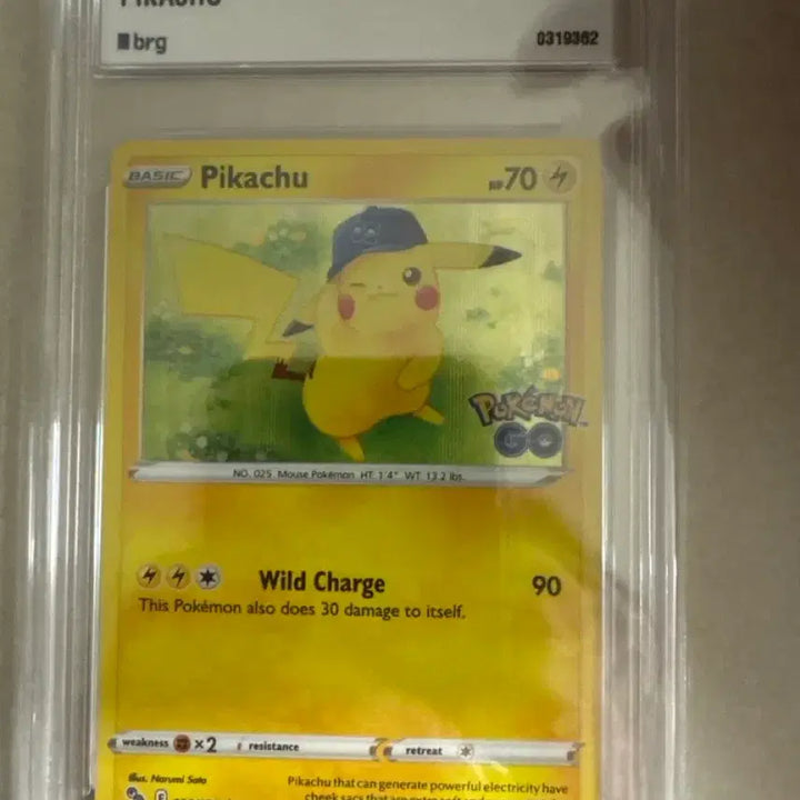 [BUNJANG] 2022 Pokemon GO Pikachu Holo Card 10 GEM MT / 2022 포켓몬스터 고 피카츄 홀로카드 10 GEM MT