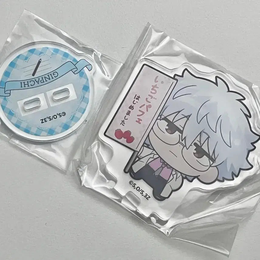 [BUNJANG] Gintama SanJyo 3Z Ginpachi Gintoki Animate Cafe Collaboration SD Acrylic Stand / 은혼) 삼젯 3Z 긴파치 긴토키 애니메이트 카페 콜라보 SD 아크릴
