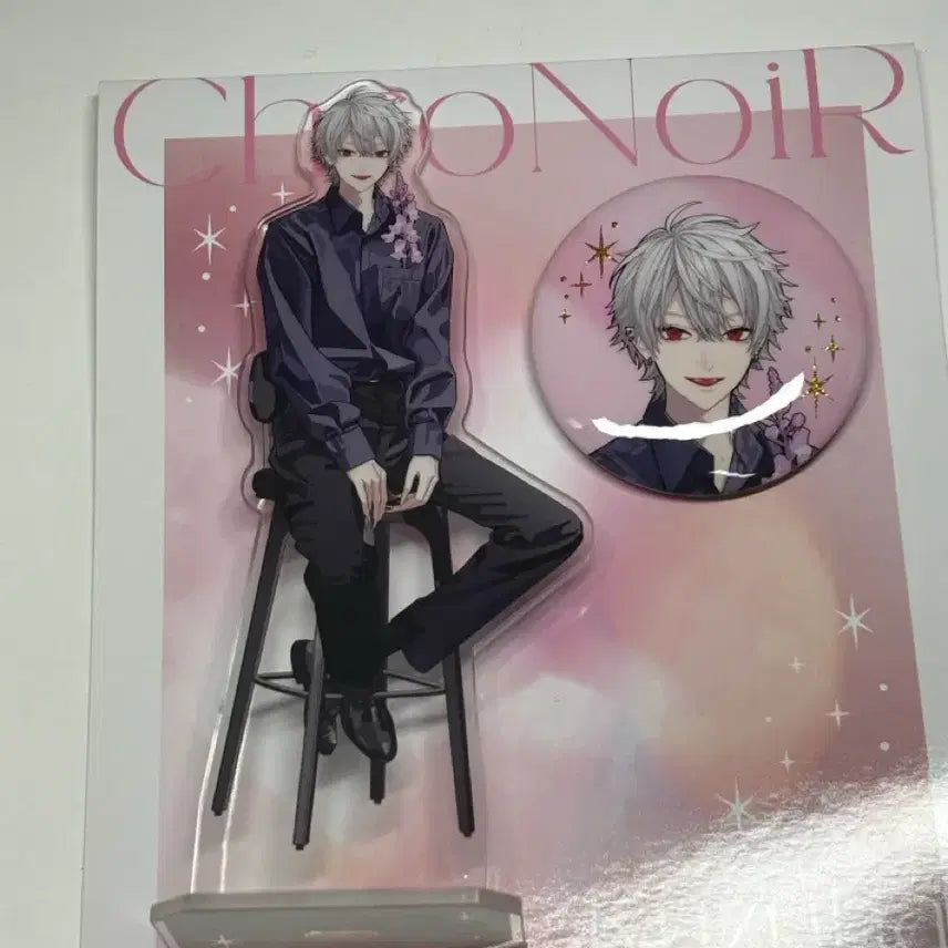 [BUNJANG] Rinaria Kuzha Acrylic Stand &amp; Can Badge Set / 리나리아 쿠즈하 아크릴,캔뱃지 세트 판매